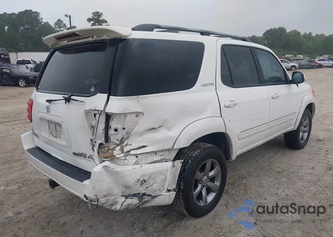 2004 Toyota Sequoia Limited V8 из США, поврежденный, VIN 5TDBT48A54S224212